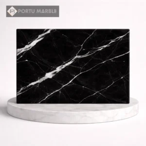 Nero Marquina Marble | Luxury Black Marble with White Veins